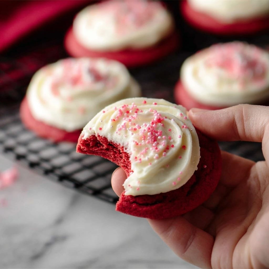 Red Velvet Cookies with Cream Cheese Frosting Recipe