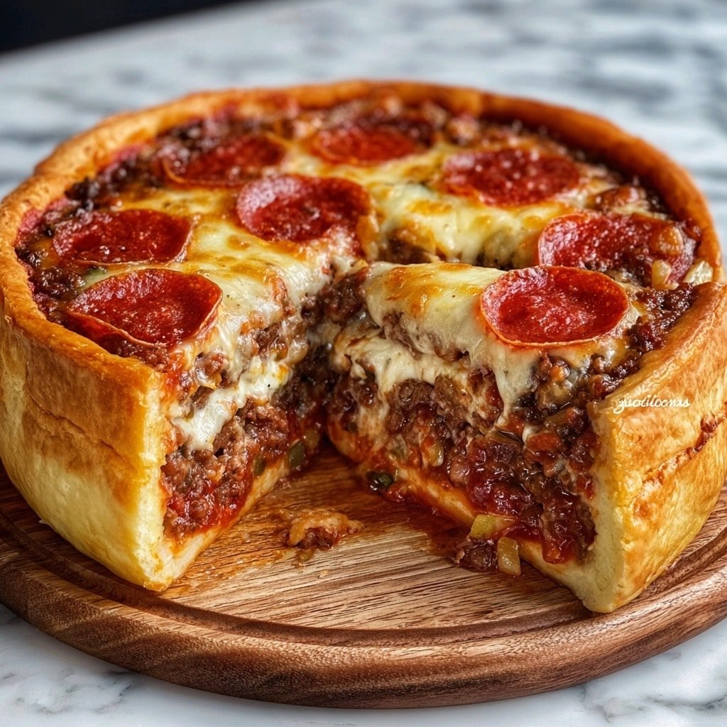 Ultimate Cheesy Pizza Burger Bake Recipe