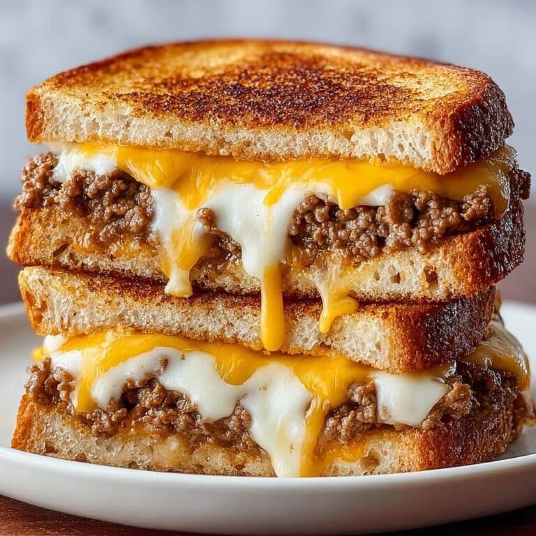 Juicy Patty Melt with Savory Secret Sauce on Marble Rye Recipe